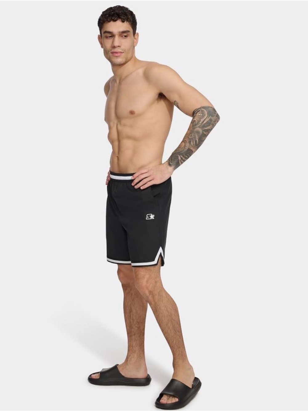 Starter Men's Quick Dry Stretch Volley Swim Trunk Size: Large